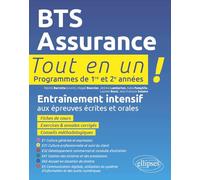BTS Assurance: Programmes de 1re et 2e années, entraînement intensif aux épreuves écrites et orales