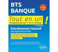 BTS Banque: Programmes de 1re et 2e années, entraînement intensif aux épreuves écrites