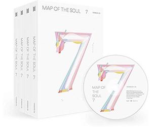 BTS - Bighit Ent BTS Bangtan Boys - MAP of The Soul : 7 [ver.2] 1 Albums+Extra Photocards Set (1 Unfolded Poster+Tube Case+Tracking no.)