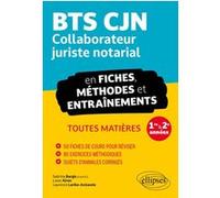 BTS CJN en fiches, méthodes et entraînements Sabrina Bargis (Auteur), Louis Alran (Auteur), Laurence Laribe-Avizanda (Auteur)