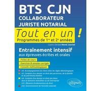 Bts Collaborateur Juriste Notarial Tout-En-Un - Programmes De 1re Et 2e Années