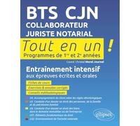 Bts Collaborateur Juriste Notarial Tout-En-Un - Programmes De 1re Et 2e Années