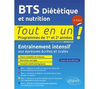 BTS Diététique et nutrition - Caroline Melkonian - Ellipses - broché - Scolaire / Universitaire