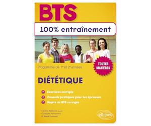BTS Diététique: Programme de 1re et 2e années