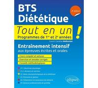 Bts Diététique - Programmes De 1re Et 2e Années - Entraînement Intensif Aux Épreuves Écrites Et Orales