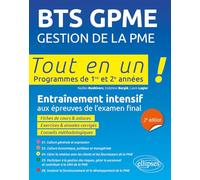 BTS GPME gestion de la PME: Programmes de 1re et 2e années