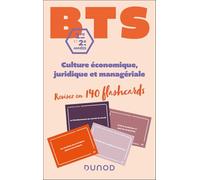 BTS - La CEJM en 140 flashcards: Culture économique juridique et managériale - 1re et 2e années