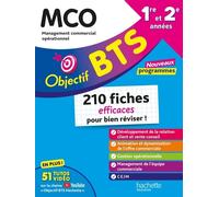 Objectif BTS MCO - 210 fiches efficaces pour bien réviser - 2026 - Nicolas Bloch - Hachette Education - broché - Scolaire / Universitaire