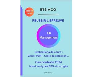 BTS MCO Réussir l'épreuve E6 "Management de l'équipe commerciale" - Session 2024
