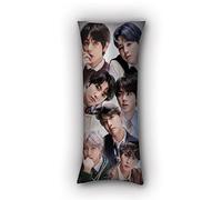 BTS Merchandise BTS Bangtan Boys Jimin V Suga Jungkook Coussin décoratif double face pour tout le corps 45 x 45 cm
