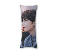 BTS Merchandising BTS Coussin de corps de luxe Kpop Jimin V Suga Jung Kook Impression photo double face Impression décorative Pil 45 cm x 45 cm