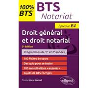 BTS Notariat - Épreuve de droit général et droit notarial (E4/U4)
