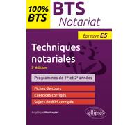 BTS notariat - Techniques notariales - 3e édition