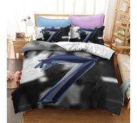 Bts Parure De Lit, En Microfibre, Dot¿¿E De Fermeture ¿¿Clair, Motif Du Groupe Bangtan, Compos¿¿E De Housse De Couette Et De Taie D'oreiller (, K