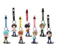 BTS Porte-clés Bangtan Boys Figure périphérique FONGWAN version Q pendentif -7Pcs 7# multicolore G