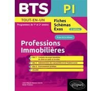 BTS Professions Immobilières (PI) - Jose-Miguel Alonso-Garcia - Ellipses - broché - Scolaire / Universitaire