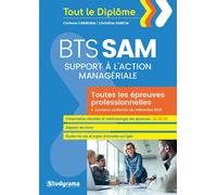 Bts sam Support à l'action managériale - Corinne Carmona - Studyrama Eds - broché - Scolaire / Universitaire