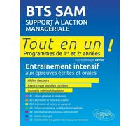 Bts Sam Support À L'action Managériale - Programmes De 1re Et 2e Années