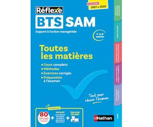 BTS SAM Support à l'Action Managériale Toutes les matières 2027-2028 - Réflexe | Cours, exercices corrigés et préparation complète examen (9)