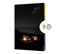 BTS Special Album - YOUNG FOREVER [ NIGHT Ver. ] CD + Photobook + Polaroid Card + Folded Poster + FREE GIFT(bts pin button)