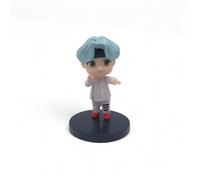 BTS SUGA CREAPERLE mini-figurine Vinyl, à l’effigie du membre du groupe de K-pop, figurine miniature DÉCORATION GÂTEAUX