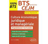 BTS tertiaires - CEJM - Culture économique, juridique et managériale - U3
