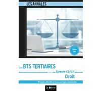 BTS Tertiaires - Droit Bernadette Voisin (Auteur)
