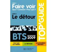 Bts, Thème 1 : Faire Voir, Quoi ? Comment ? Pour Qui ? Thème 2 : Le Détour - Edition 2009
