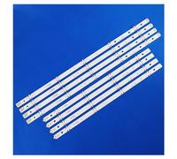 BTsan 8 pièces/ensemble LED bande for LG 49 TV 49UF6400 49UF6407 49LF510V 49UF640V 49UH6100 NC490DUE-SADP2 LGE-WICOP-49INCH-UHD-FHD-REV05