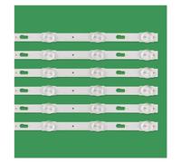 BTsan Bande de rétro-éclairage LED, 12 pièces, for Sam-sung UE55KU6000K UE55KU6000 UE55JU6740 UE55JU6742 UE55JU6745 UE55JU6500 UE55KU6300 UE55KU6079