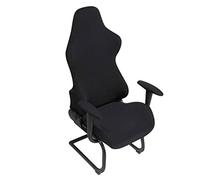 BTSKY Housses de Chaise de Jeu Extensibles Noires - Housses ergonomiques pour chaises de Jeu d'ordinateur inclinables de Style Course (sans chaises)