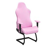 BTSKY Housses de Chaise de Jeu Extensibles Roses - Housses ergonomiques pour chaises de Jeu d'ordinateur inclinables de Style Course (chaises Non incluses)