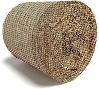 Btstil Filet à foin pour balles rondes - Diamètre : 180 cm - Maillage : 4,5 x 4,5 cm - Filet d'alimentation à mailles fines pour chevaux - Prolongation des temps de repas - Noir - Diamètre : 180 cm