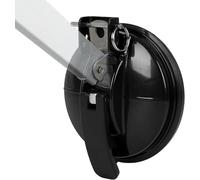 Btstil Lot de 2 supports d'auvent pour base d'auvent Thule Fiamma et DOMETIC - Compatible avec VW T6 T5 T4 T6.1 Ford Nugget Vans Camper Caravane - Noir