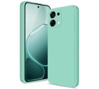 Btstring Coque pour Oppo A6 Pro, Silicone, Vert Menthe | Protection de Caméra, Mince Antichoc, Microfibre Douce Anti-Rayures
