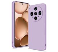 Btstring Coque pour Oppo Find X8 Ultra Case, Silicone Étui Souple avec Protection de Caméra, Cover Mince Antichoc avec Microfibre Douce Anti-Rayures, Violet