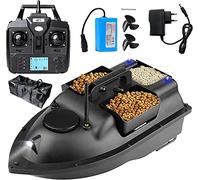 BTURYT Board D'appâts D'appât À La Pêche Télécommandée, 500 M De Télécommande RC RC Angelköderboot Charge 2kg, Double Moteur, Batterie De 12000 MAh avec Grande Capacité, Sac À Main