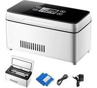 BTURYT Insuline Glacière Réfrigérateur Glacière À Insuline Boîte Réfrigérée Réfrigérateur Électrique Portable Voiture De Voyage Coffre Réfrigéré Glace Seringue Diabétique Cas Maison