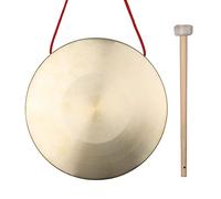 Btuty Gong cymbales 15 cm/5.9 pouces Instrument Percussion Laiton en cuivre Cymbales Alto Gong à la main avec rond Play Marteau