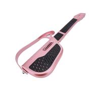 Btuty Guitare électrique pour Enfants, Jouet, Guitare sans Cordes Pliable et Portable avec 7 Boutons de Note, Facile à Jouer, Conception Arrondie Légère, Batterie Rechargeable (Rouge)