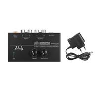 Btuty Préampli Phono Préamplificateur Ultra-compact avec contrôles de niveau et de volume Entrée et sortie RCA 1/4