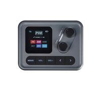 Btuty Processeur multi-effets pour guitare, 20 ampères, 20 CAB Sims avec fonction boucle arrière, pédale de guitare portable rechargeable, prise casque 3,5 mm pour guitare électrique