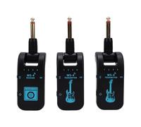 Btuty Système de Guitare sans Fil 2,4 GHz, émetteur-récepteur de Guitare Rechargeable avec Transmission en Temps Réel 48 K 16 Bits pour Guitare Basse électrique, avec Prise Rotative à