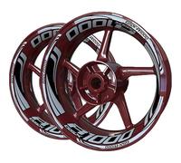 BTWSRX Autocollants De Jantes De Moto pour Suzuki GSX-R 1000 GSX-R1000 GSXR 1000 GSXR1000 Autocollants Décoratifs Modifiés Roue Stickers Ensemble Complet(Couleur 14)