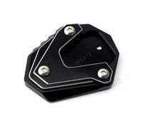 BTWSRX Extension de béquille latérale Béquille Latérale pour Moto pour Ho&NDA NX500 NX 500 2023 2024 2025 NX400 CNC, Extension De Béquille Latérale Coussin de béquille(Noir)