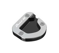 BTWSRX Extension De Béquille Latérale pour Moto pour Suzuki Bandit 650 S 2007 2008 2009 2010 2011 2012 Coussinet de béquille(Argent,X-1)