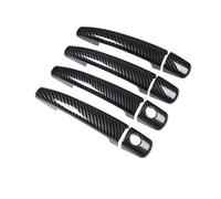 BTWSRX Garniture Garniture De Poignée Porte Pour Peugeot Pour Expert Pour Tepee 2007-2015 Autocollants Décoratifs Coque Protection 1/2 Trou Serrure Housses De Poignée De Porte De Voiture