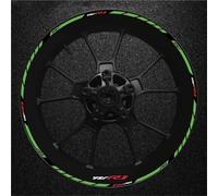BTWSRX Jante Autocollant Decal Autocollants De Jantes De Moto pour Yamaha YZFR1 YZF R1 YZF-R12024 Autocollants Réfléchissants pour Jantes De Moto Roue Stickers Ensemble Complet(Couleur 28)
