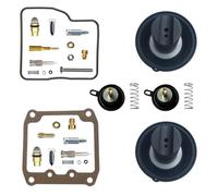 BTWSRX Kit De Réparation De Carburateur pour Suzuki VX800 VX 800 1990 1991 1992 1993 1994 1995 1996 Kit De Réparation De Carburateur. Kit Pièces Réparation Reconstruction Carburateur(Ensemble 4)