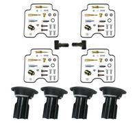 BTWSRX Kit De Réparation De Carburateur pour Yamaha pour FAZER FZS600 5DM 5RT FZS 600 5DM RT 1998-2003 Kits De Réparation Remplacement Kit Pièces Réparation Reconstruction Carburateur(Ensemble 3)